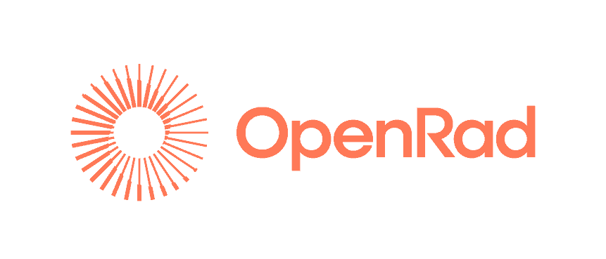 OpenRad Primary lockup Orange RGB